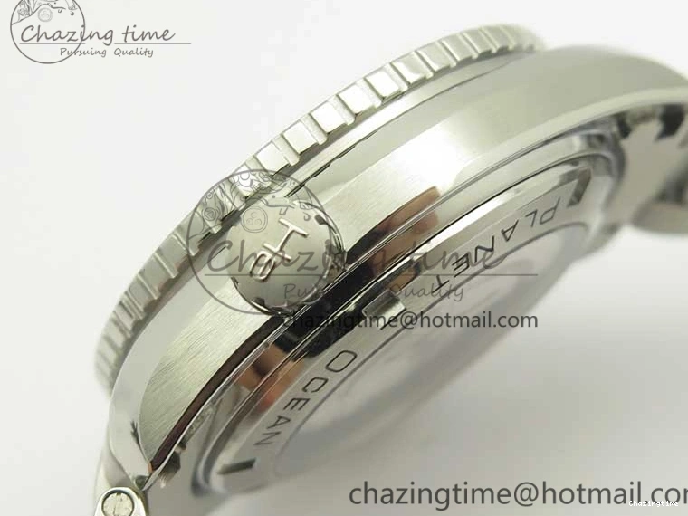 0309 EyeCatching Planet Ocean Professional Ceramic Bezel 45.5mm 1:1 VSF Best Edition Silver Markers on SS Bracelet A8500 Super Clone 8050